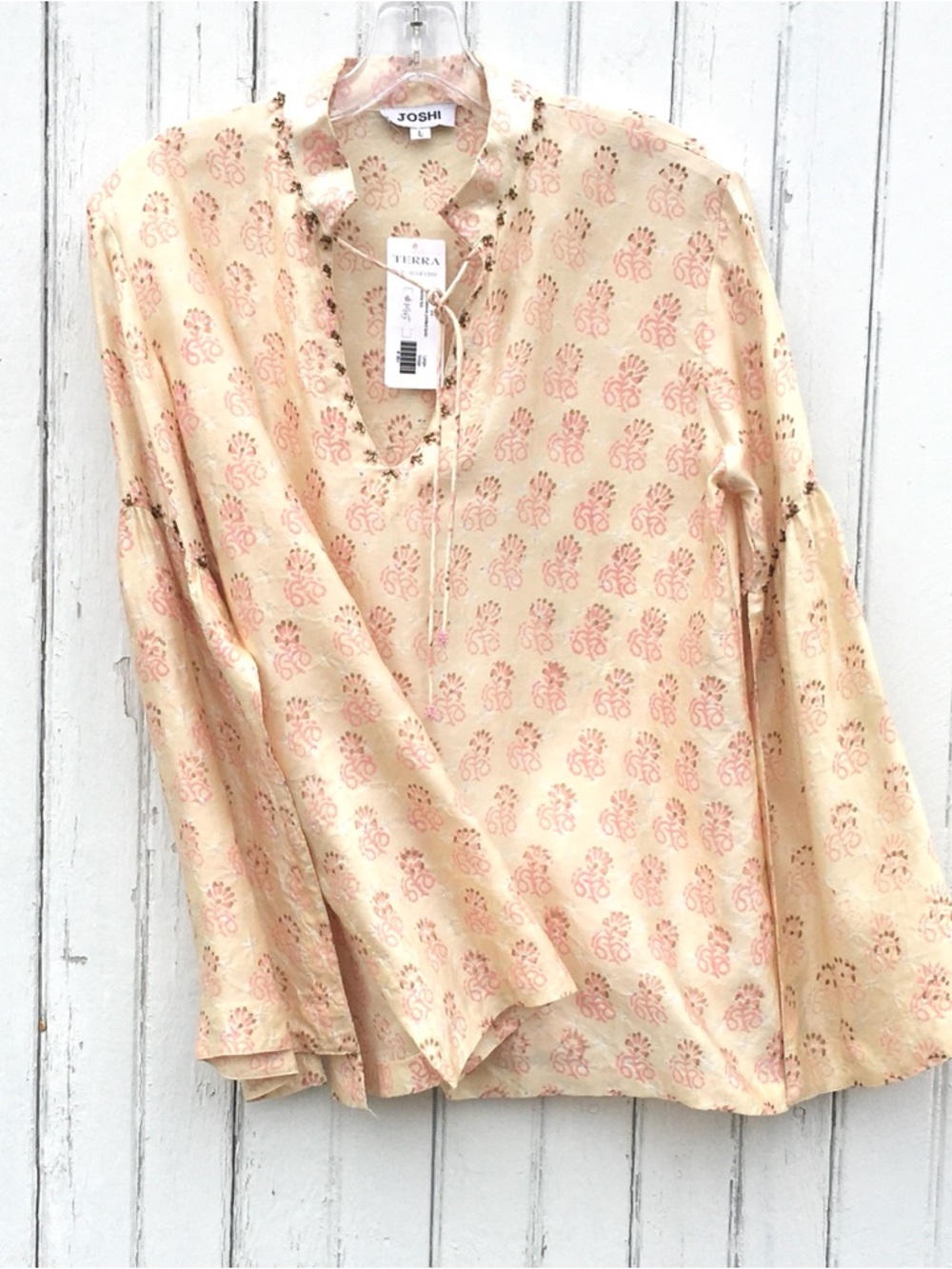 JOSHI ST BARTHS SILK TUNIC TOP